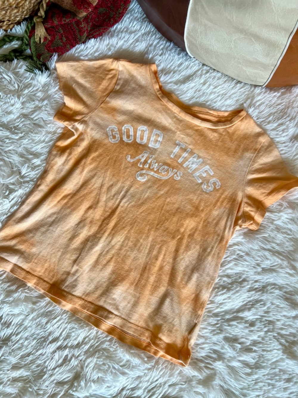 Old Navy Peach/Light Orange Short Sleeve Tee